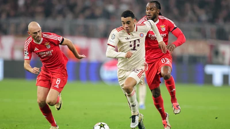 Soi kèo tài xỉu Benfica vs Bayern Munich